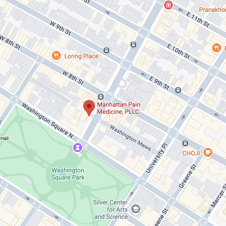 Map view of the practice location